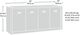 Sauder® Dixon City® Brushed Oak™ Office Storage Credenza-3