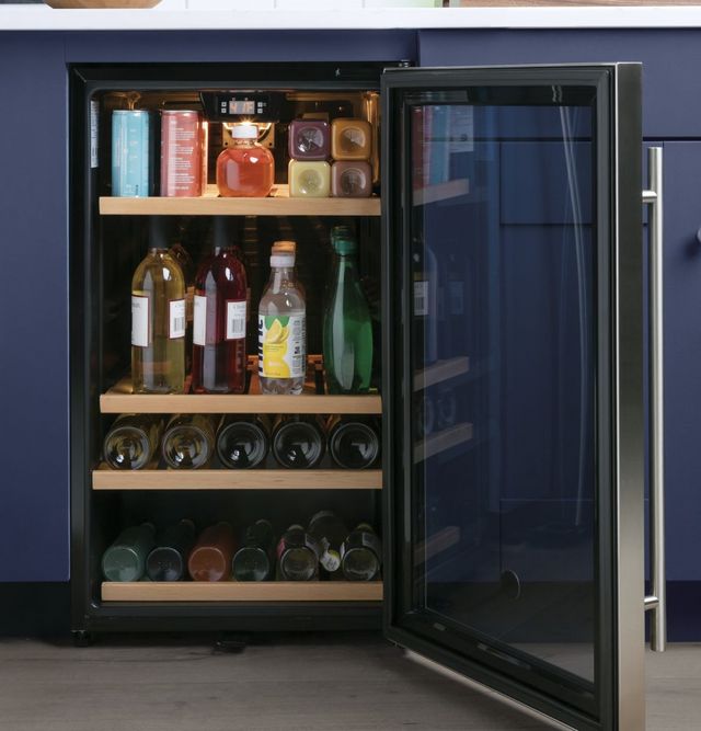 GE® 4.1 Cu. Ft. Stainless Steel Wine Cooler-6