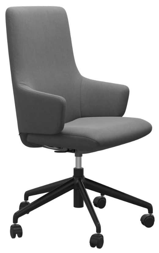 Stressless® by Ekornes® Customizable Laurel Large High Back Home Office Chair with Arms-0