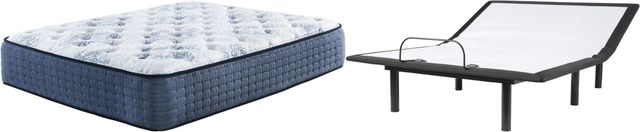 Sierra Sleep® by Ashley® Mt Dana 2-Piece Hybrid Firm and Adjustable Base King Mattress Set-0