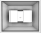Vent-A-Hood® 36" White Euro-Style Island Range Hood-2