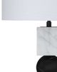 Bassett Mirror Ellendale Black/White Table Lamp-1