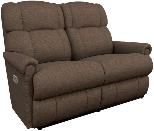 La-Z-Boy® Pinnacle Espresso Power Reclining Loveseat with Headrest-0