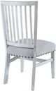Elements International Condesa White Wing Slat Dining Side Chair-3