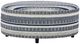 Albany Industries Persia Indigo Cocktail Ottoman-0