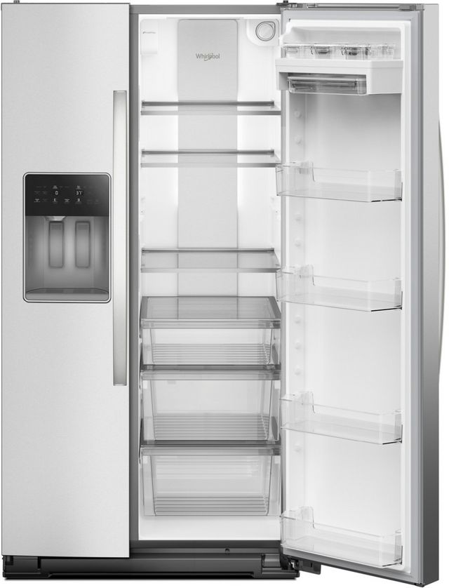 Whirlpool® 36 in. 28.4 Cu. Ft. Fingerprint Resistant Stainless Steel Side-by-Side Refrigerator-2