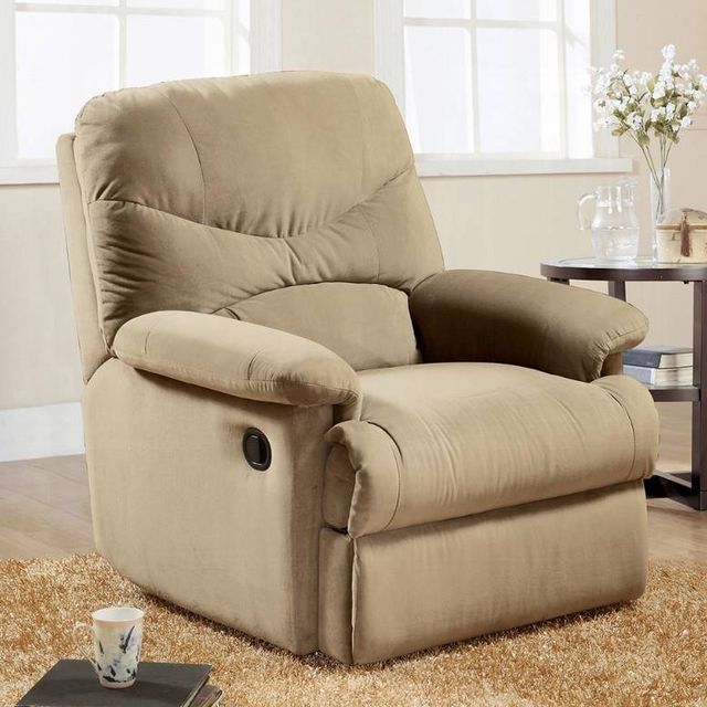 ACME Furniture Arcadia Beige Manual Recliner-1