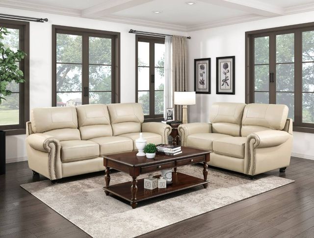 Homelegance® Foxborough Cream Loveseat-1