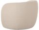 Moe's Home Collection Rae Beige Check Plastic/Polyester Outdoor Accent Chair-3