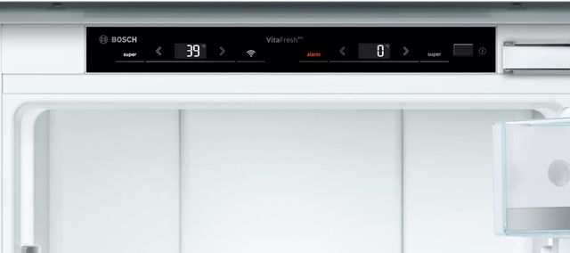 Bosch® 800 Series 22" 8.3 Cu. Ft. Custom Panel Built-In Counter Depth Bottom Freezer Refrigerator-4