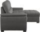 Mazin Furniture Andes 2-Piece Gray Right-Arm Facing Pullout Sleeper Sectional and Storage Chaise-4