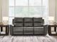 Signature Design by Ashley® Beryton Anchor Power Reclining Sofa with Adjustable Headrest-1