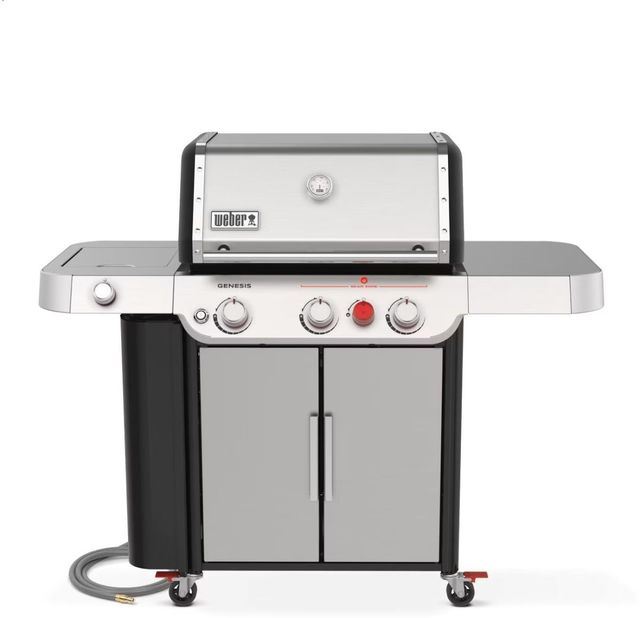 Weber® Genesis S-335 3-Burner Black Freestanding Natural Gas Grill-0