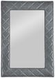 Vanguard® Furniture Customizable Thom Filicia Home Leather Upholstered Button Quilted Mirror-0