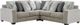 Benchcraft® Ardsley 3-Piece Pewter L-Shape Sectional Sofa-0