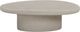 TOV Furniture Jade Cream 34" Concrete Indoor/Outdoor Coffee Table-0