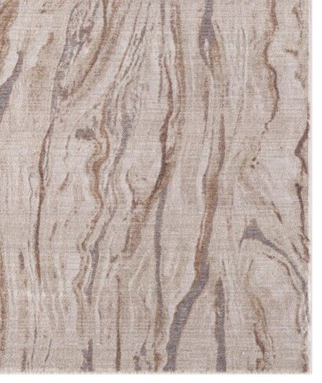 KAS Rugs Adele Ivory Beige Stone 5'x8' Area Rug-1
