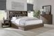 aspenhome® Modern Loft Greystone California King Platform Bed-1