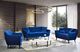 Mazin Furniture Odette Blue Velvet Loveseat-2