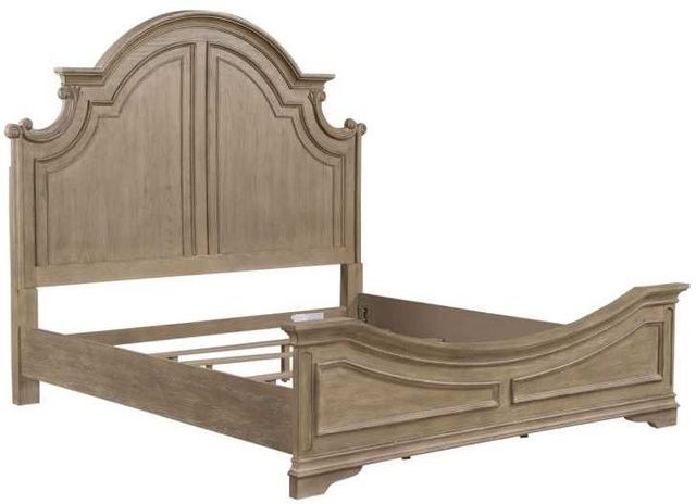 Liberty Furniture Magnolia Manor 4-Piece Weathered Bisque California King Panel Bedroom Set-2