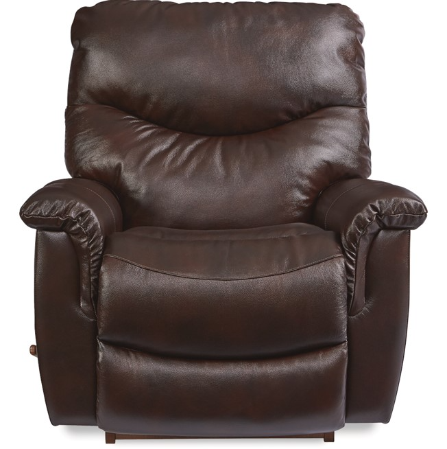 La-Z-Boy® James Walnut Leather Manual Rocking Recliner