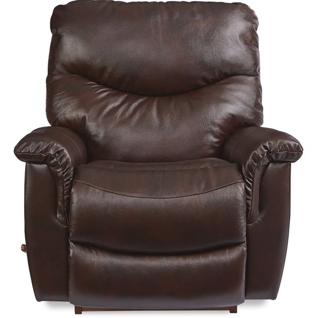 La-Z-Boy® James Walnut Leather Manual Rocking Recliner-1