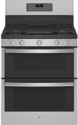 GE Profile™ 30" Fingerprint Resistant Stainless Steel Freestanding Natural Gas Range