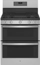 GE Profile™ 30" Fingerprint Resistant Stainless Steel Freestanding Natural Gas Range-0