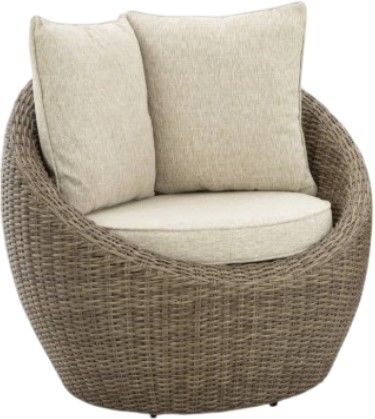 Signature Design by Ashley® Danson Beige Swivel Lounge with Cushion-0