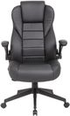 Presidential Seating Boss Black Executive High Back Flip Arm Chair-1