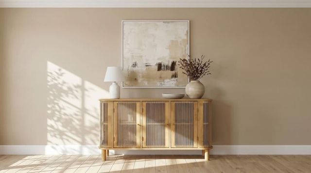 Coaster® Ervine Natural Rope Panel Accent Storage Cabinet-1