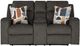 Signature Design by Ashley® Kanlow Dusk Double Manual Reclining Loveseat with Console-0