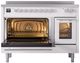 Ilve® Professional Plus II 48" Stainless Steel Pro Style Induction Range-4