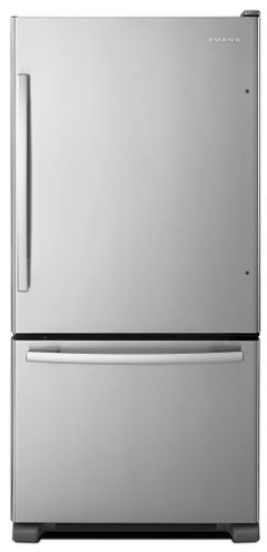 Réfrigérateur à congélateur inférieur de 33 po Amana® de 22.07 pi³ - Acier inoxydable