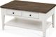 Peters-Revington™ Casual Choices™ Light Gray Cocktail Table with White Base-1