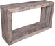 A & B Home Rustic Gray Console Table-1