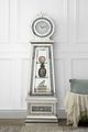 ACME Furniture Noralie Diamond/Mirrored Grandfather Round Clock-1
