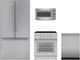 Thermador® 4 Piece Stainless Steel Induction Kitchen Package-0