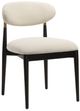 Uttermost® Moxie Matte Black/Off-White Dining Chair-0