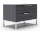 VIG Furniture Modrest Heloise Gray Nightstand-0