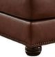 USA Premium Leather Furniture 7500 Almond/Pasiley Ottoman-3