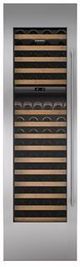 Sub-Zero® 24" Integrated Stainless Steel Wine Storage Door Panel with Tubular Handle-1