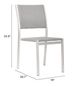 Zuo® Cosmopolitan Silver Arm Chair-4