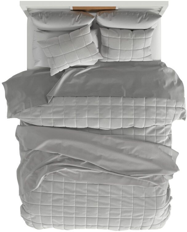 Intercon Midtown Youth White/Monarca Twin Bed-2
