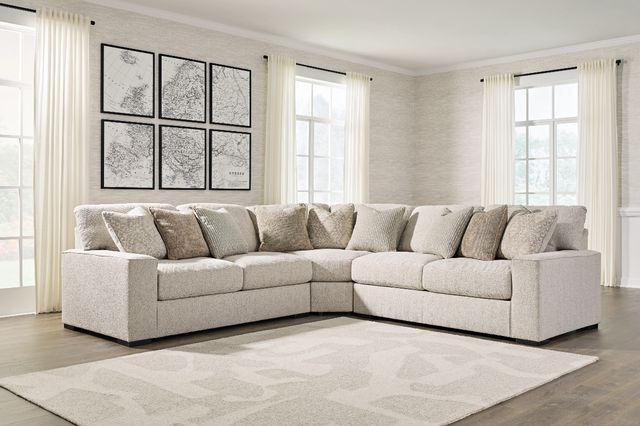 Benchcraft® Ballyton 3-Piece Sand Curved Sectional-1