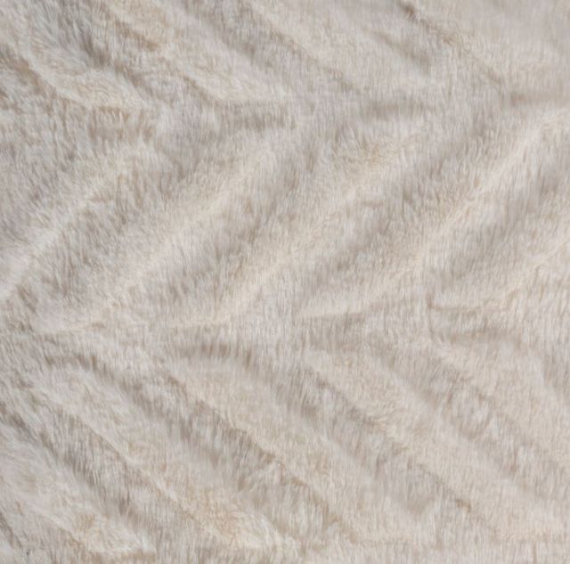 Surya Lapin Cream 50"x60" Throw Blanket-2