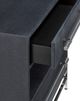 Currey & Company Marcel Navy Lacquered Linen Nightstand-4