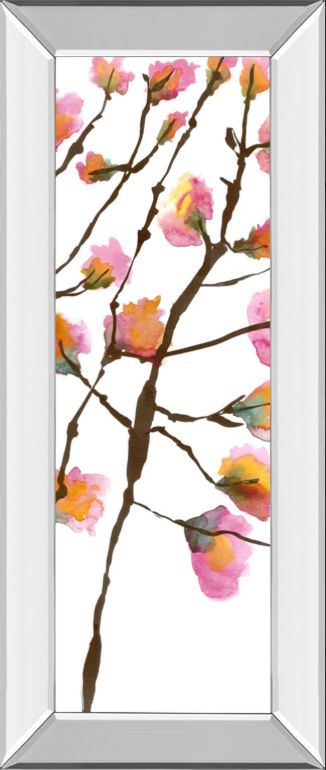 Classy Living Deborah Velasquez Inky Blossoms Il Mirror Framed Wall Art-0