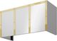 Zephyr Forte 48" x 18" Polished Gold Duct Cover Banding Kit-0