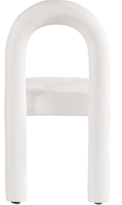 Meridian Furniture Amari Cream Upholstered Dining Side Chair-3